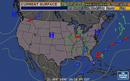 USA Surface Conditions