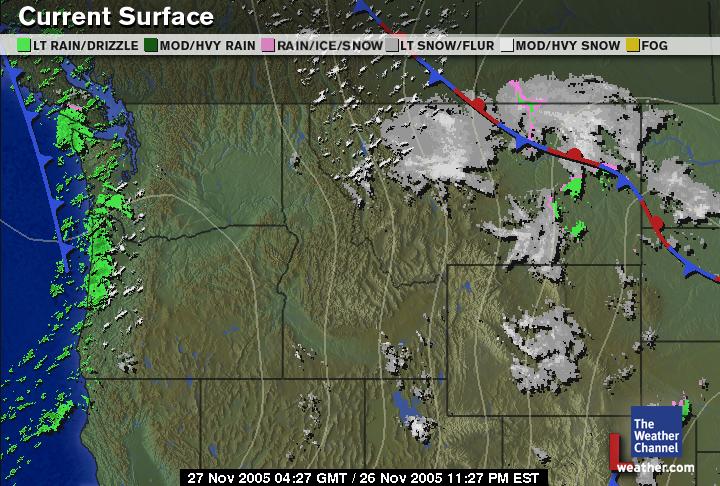 Northwest Surface Conditions